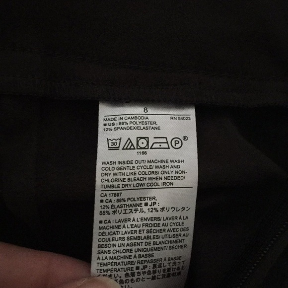 Banana Republic- faux suede pant - brown 8 - Picture 3 of 4